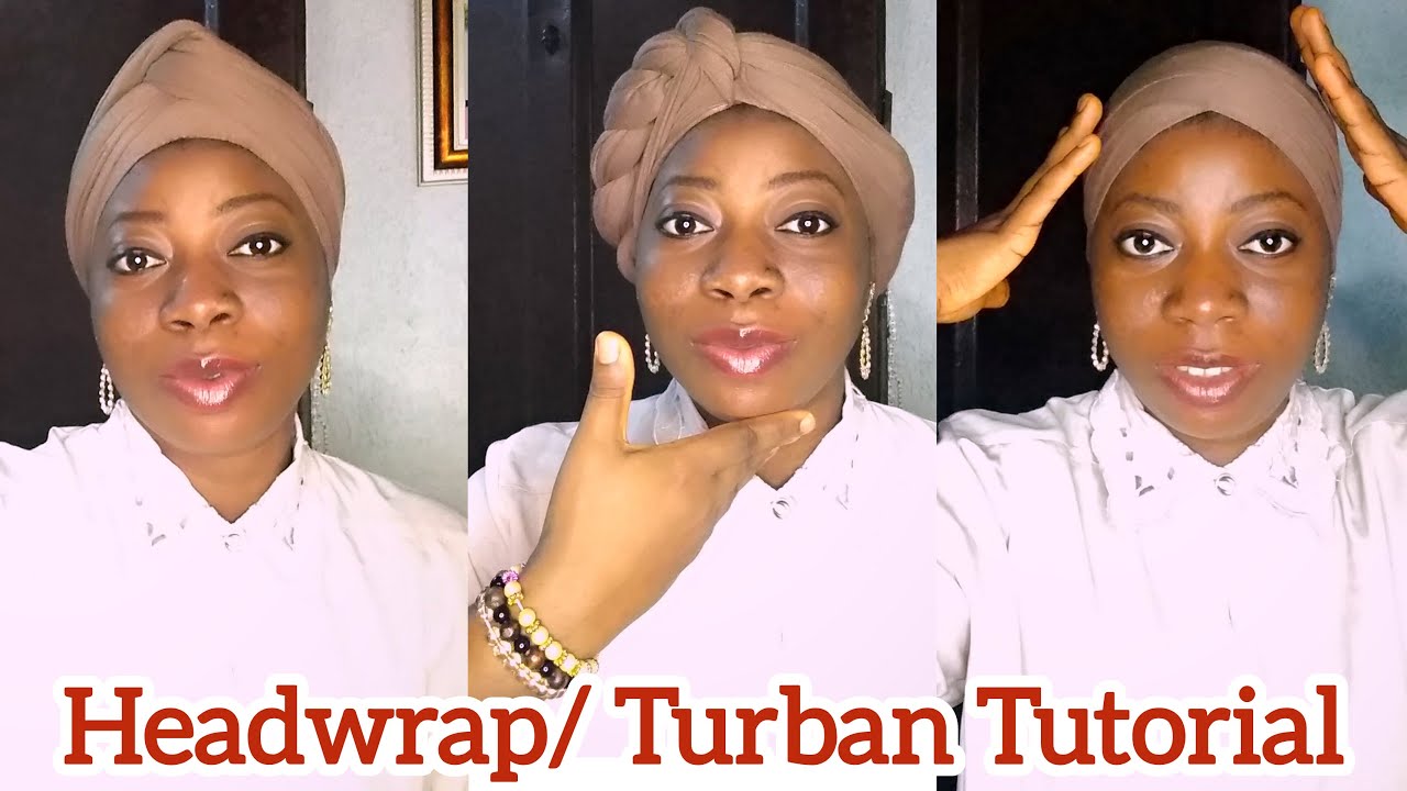 Unique Headwrap/ Turban tutorial for beginners || Step by Step Scarf tutorial.