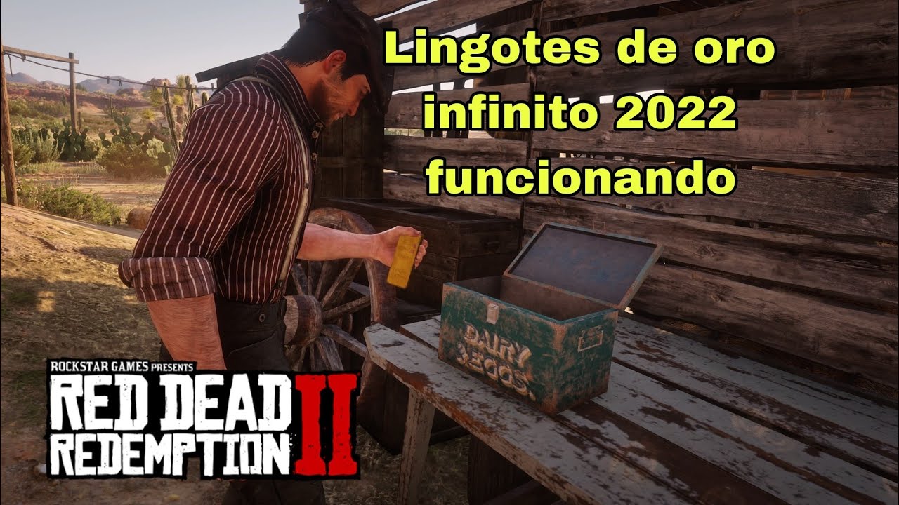 Red Dead Redemption 2 lingote  de oro infinito funcionando 2022