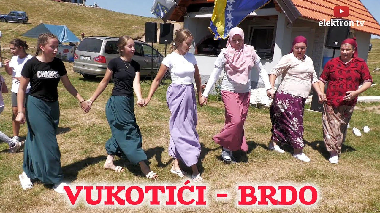 Vukotićke kolo vode u dimijama - teferič Vukotići Brda 10.08.2025.