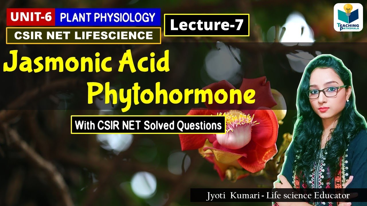 JASMONIC ACID AND ITS SIGNALING PATHWAY |PHYTOHORMONE (PART-7)|CSIR NET|