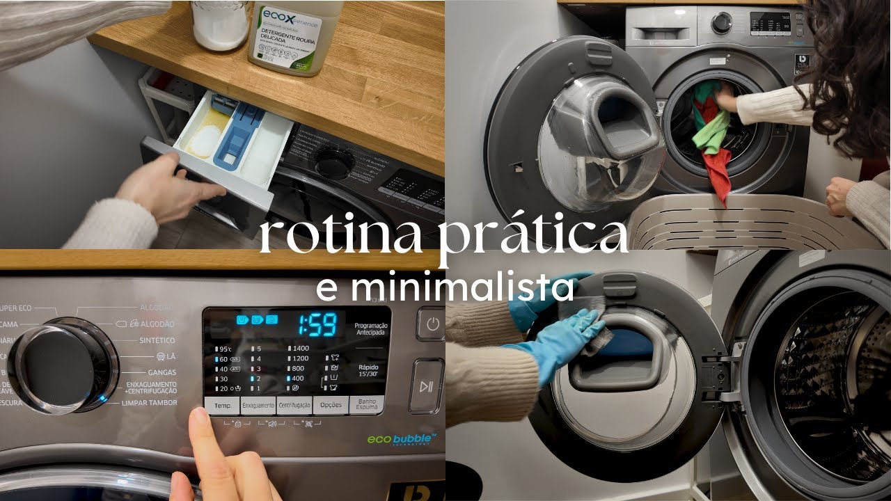 Produtos que utilizo na lavagem da roupa + Limpeza da máquina de lavar roupa