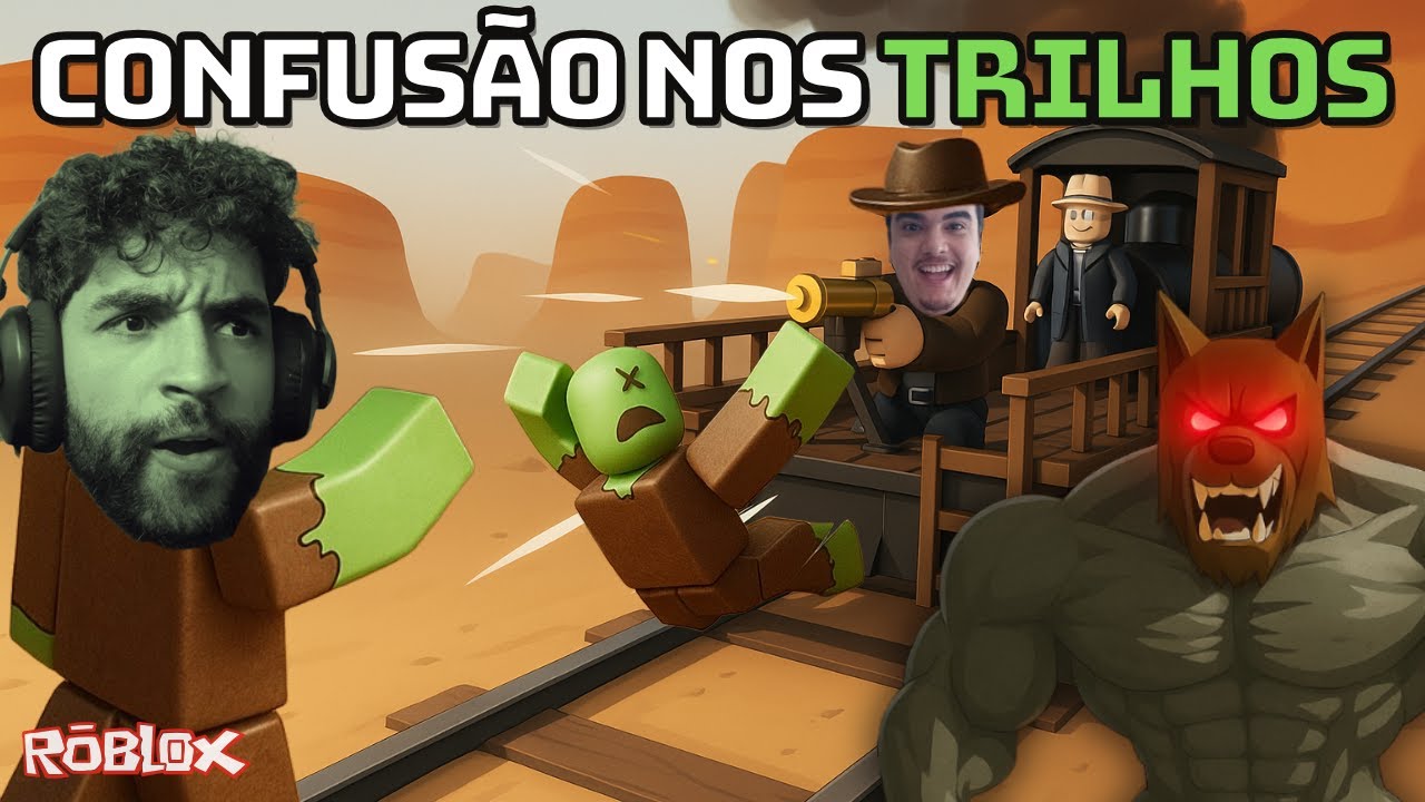 PRIMEIRA VEZ jogando DEAD RAILS com o PIOR trem do ROBLOX