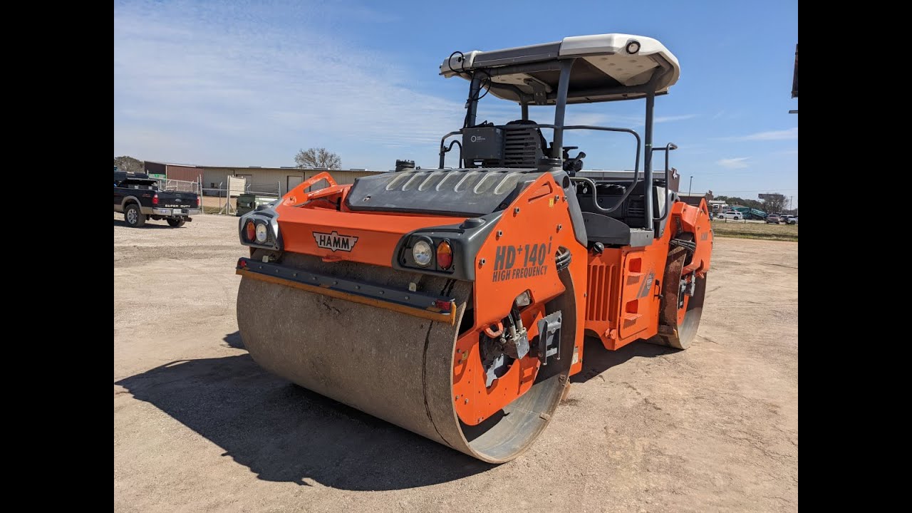 -SOLD- 2014 Hamm HD140i VVHF Tandem Roller - 571405 - Rhino Machinery