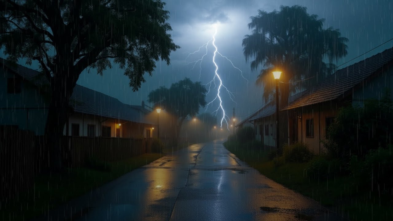 Sounds of Rain & Thunder for Deep Sleep – Relax Your Mind & Sleep Peacefully Tonight