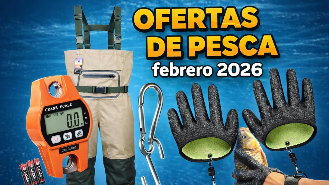 Mejores Rebajas de Pesca en Febrero 2026 🎣 | Chollos de Amazon y Aliexpress