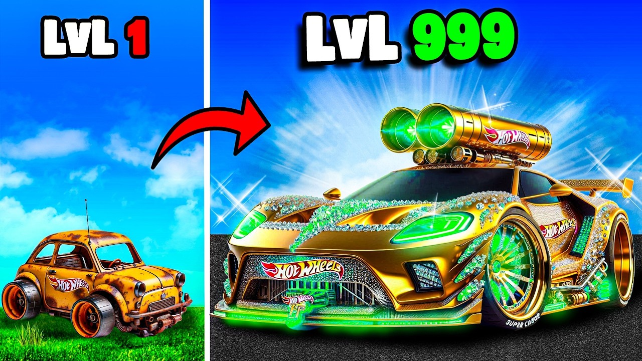 Level 1 to Level 1000 HOT WHEELS CARS in GTA 5