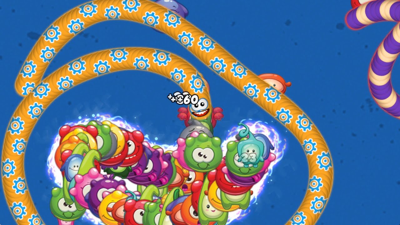 Worms zone 🐍 my new collection snake io🐍🐍best performance 2026!