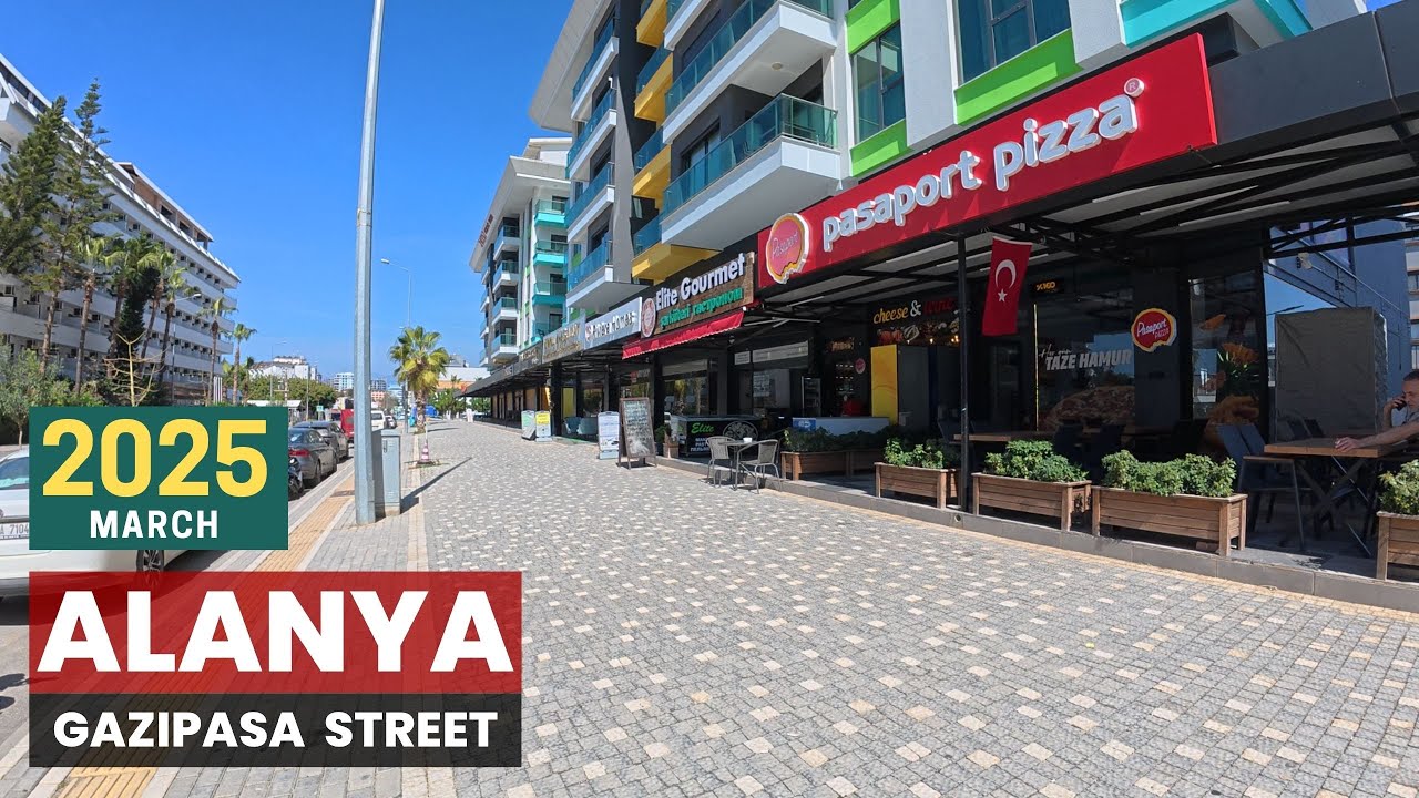 Alanya Kargıcak Gazipaşa Street Walk | March 12, 2025 [4K HD/60 fps]