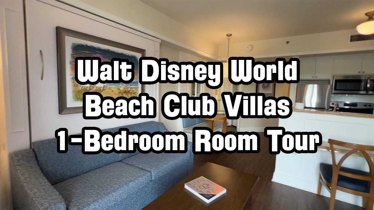 Disney World Beach Club Villas 1 Bedroom Room Tour