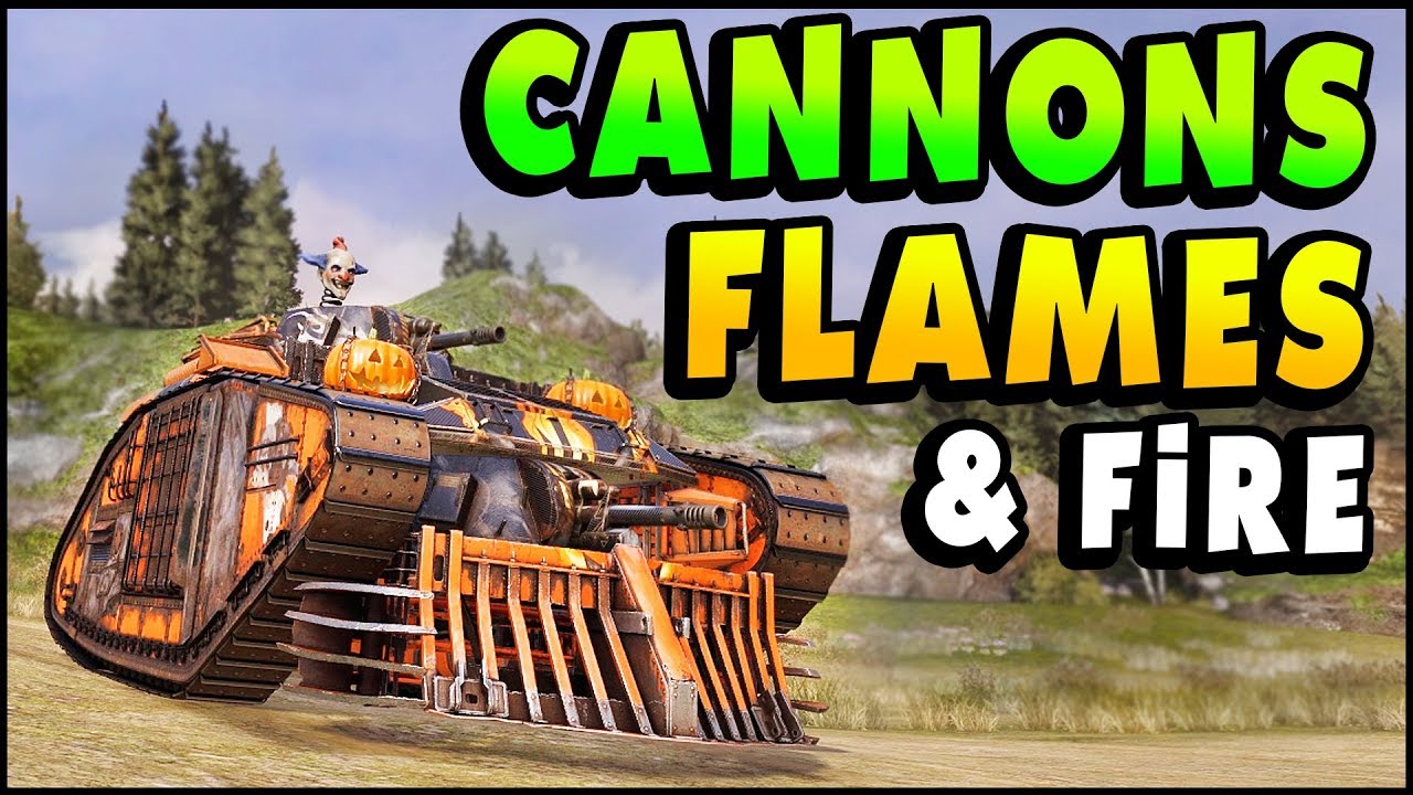 Crossout - CANNONS, FLAMES, AND RAPID FIRE! (Crossout Gameplay)