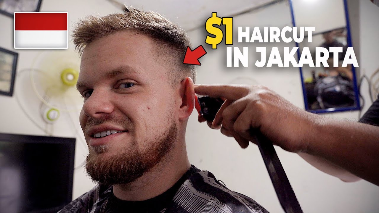 I tried a $1 HAIRCUT in Jakarta! (Cheapest in Indonesia?)