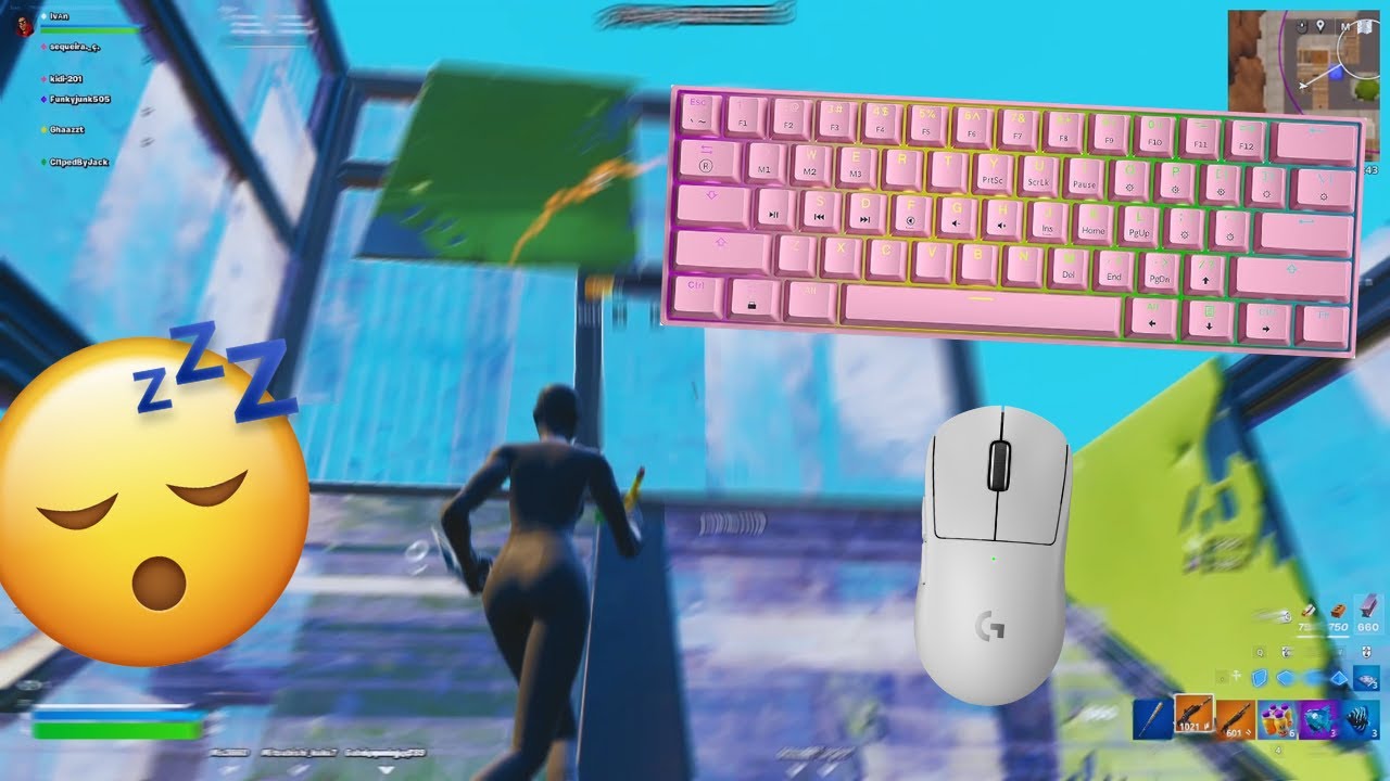 GK61 v2 ASMR Chill 😴 Tilted Zone Wars Satisfying Fortnite GamePlay!