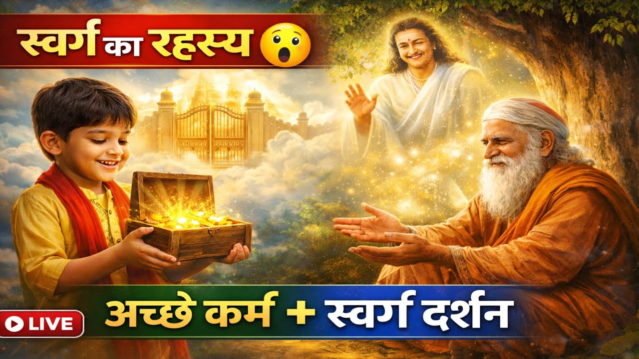 🔴 Live:- स्वर्ग कैसे मिलता है? | स्वर्ग का देवता | प्रेरणादायक कहानी | Meher Baba God Live