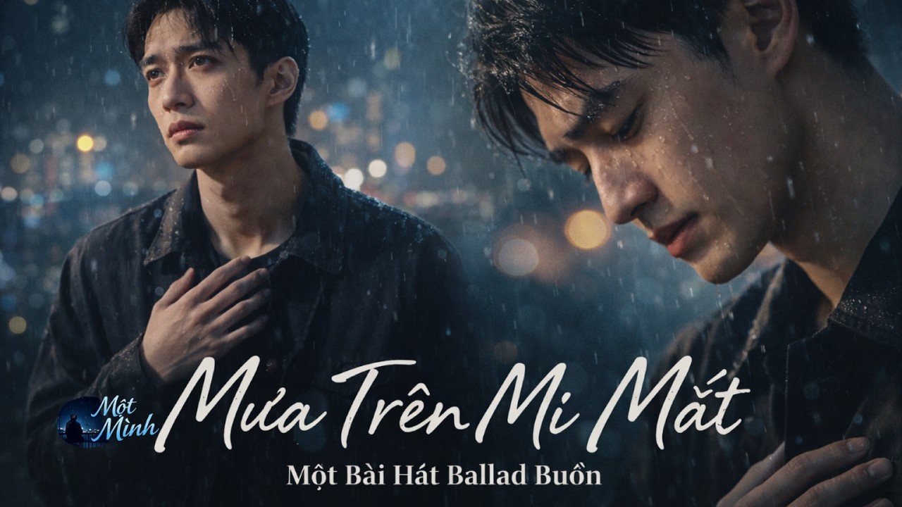 Mưa Trên Mi Mắt | Ballad Buồn Chạm Tim | Một Mình Giữa Cơn Mưa Ký Ức | #nhacbuon #balladbuon