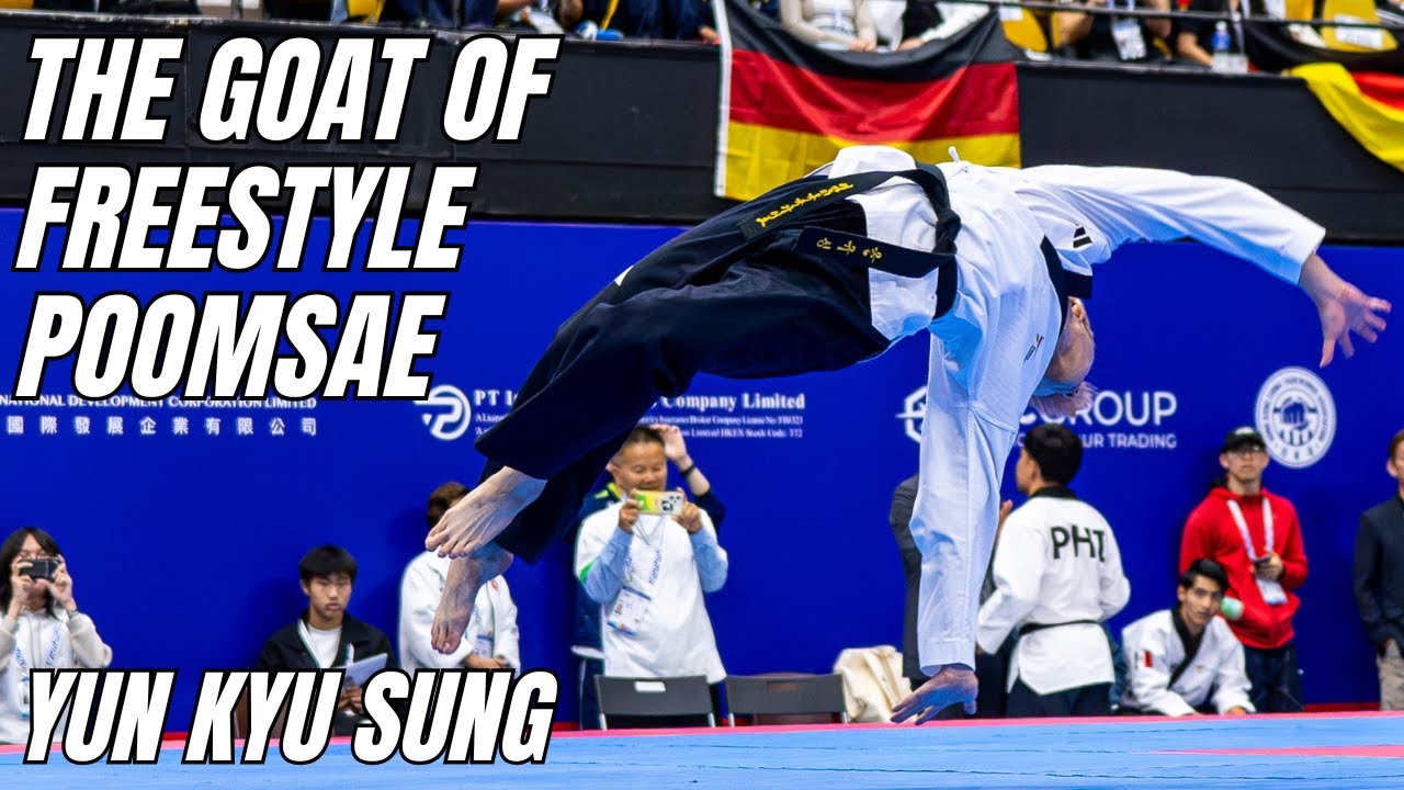 The GOAT of Freestyle Poomsae Yun Kyu Sung - 자유품새의 신 윤규성