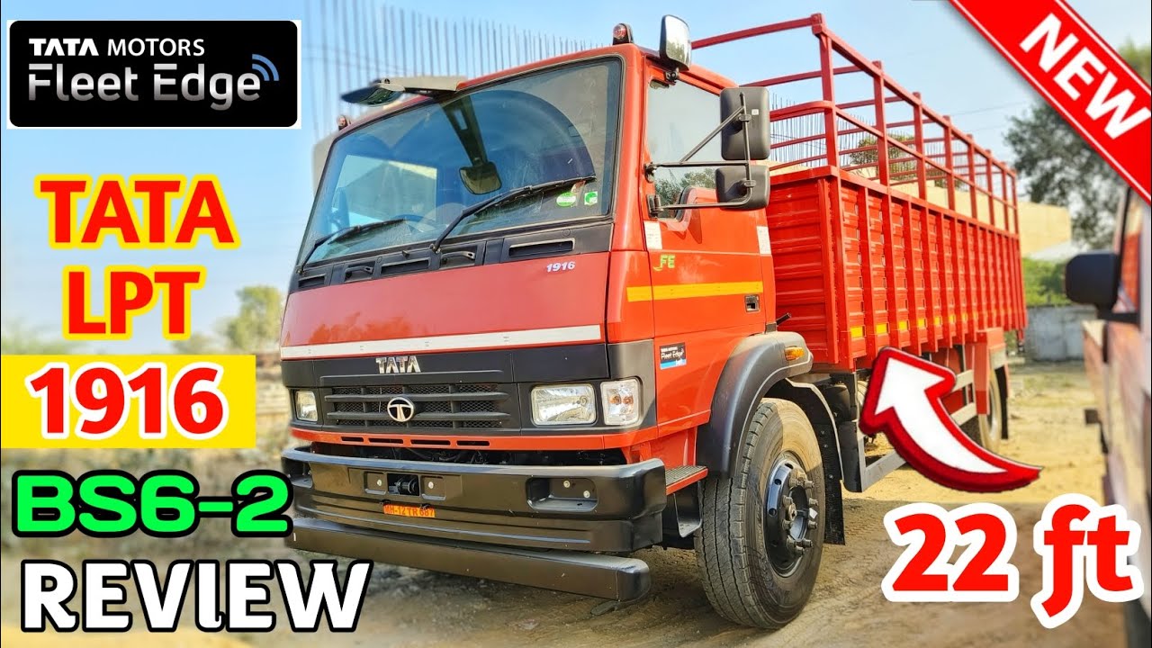 New Tata LPT 1916 BS6-2 Truck Review 💥 6 Wheel Lpt Truck Price Mileage Specification 2023-24