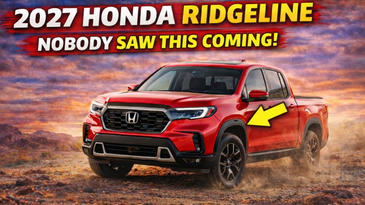 2027 Honda Ridgeline Goes Hybrid in Major Redesign
