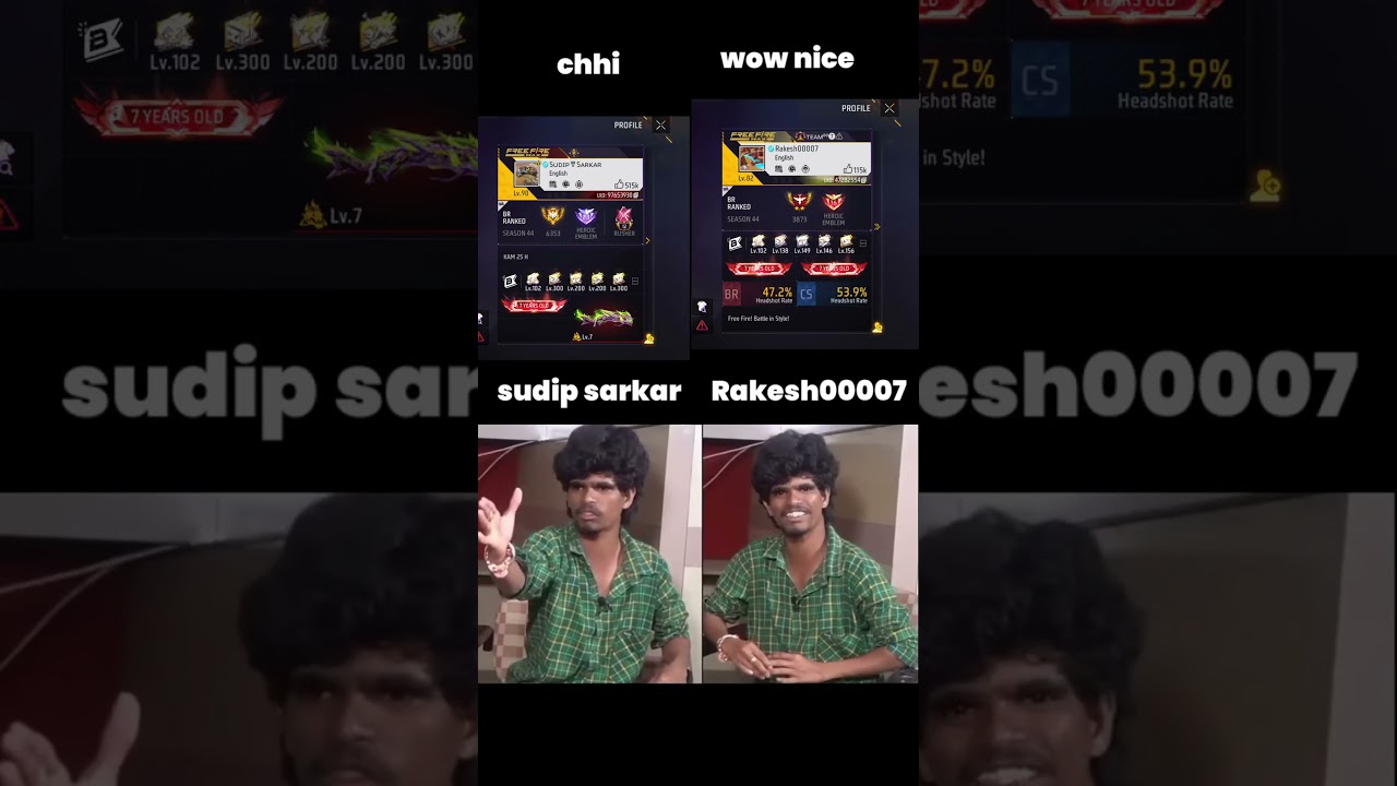 sudip Sarkar vs #rakesh00007 #freefire #freefiremax #freefireclips #ffshorts