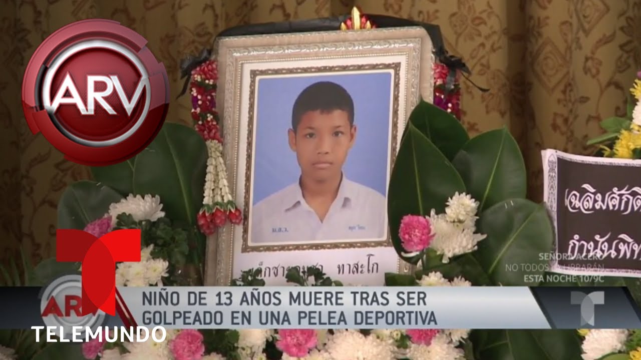 Chico muri&oacute; noqueado en un ring de boxeo en Thailandia | Al Rojo Vivo | Telemundo