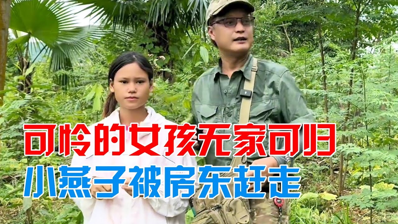 越南农村姑娘小燕子，房子租两天被房东赶走，可怜的她帮人家割草【包哥量地球】