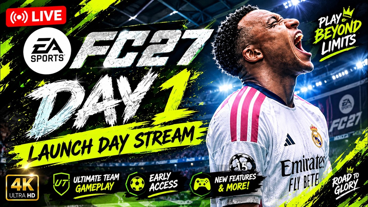 🔴 EA FC 27 LIVE!🔥DAY 1 FIRST GAMEPLAY | Ultimate Team, Career Mode & THE GROUNDS | Early Access