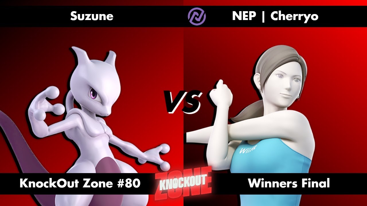 KnockOut Zone #80 - SSBU Winners Final - Suzune (Mewtwo) vs Cherryo (Wii Fit Trainer)