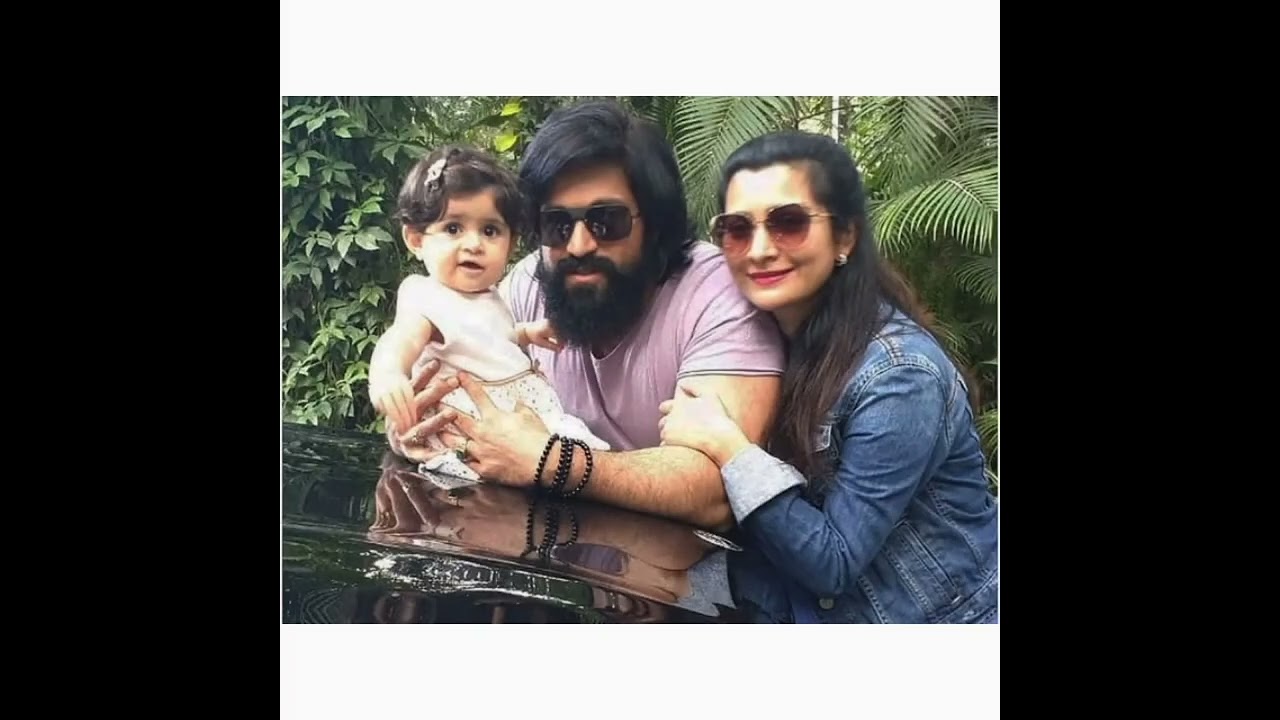 💞💞💯#kgfstar Yash and wife Radhika Photo Status 😘 happy  family#Short✨✨