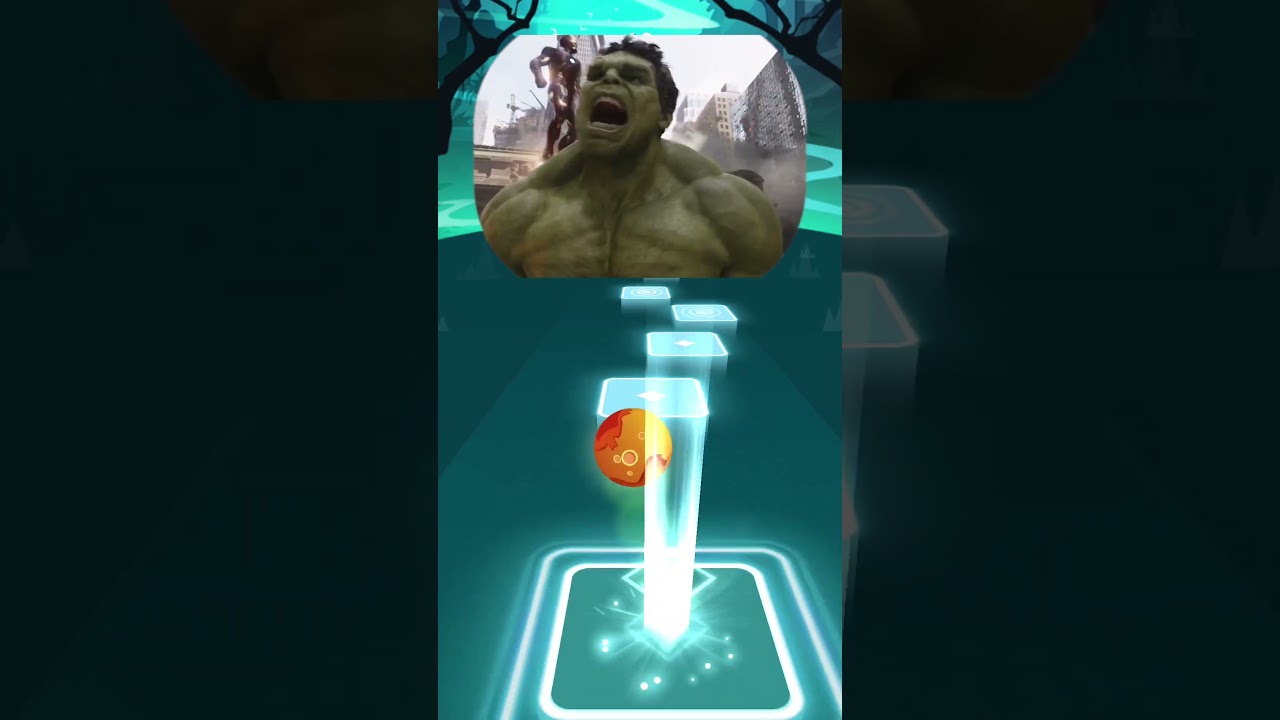 Hulk Coffin Dance Tiles Hop EDM Rush #shorts Pr 1
