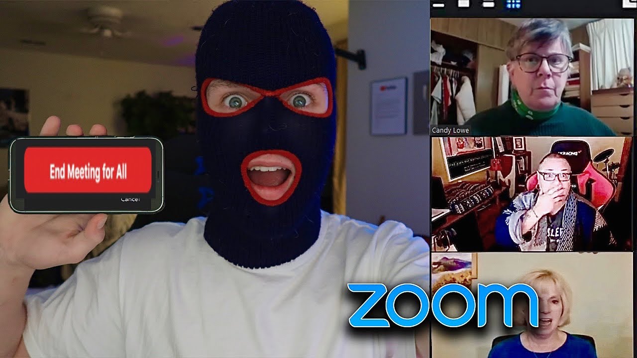 Троллинг занятий в Zoom... Но я заканчиваю встречу