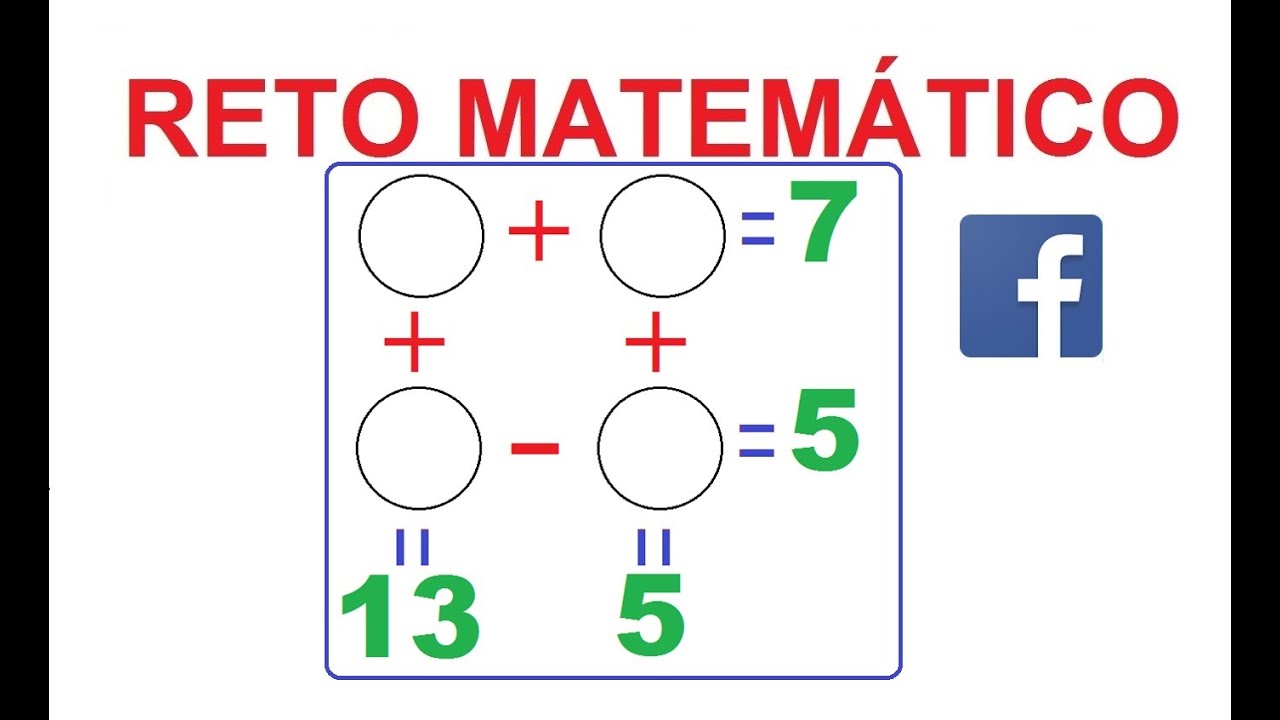 RETO MATEM&Aacute;TICO.  SISTEMA DE ECUACIONES