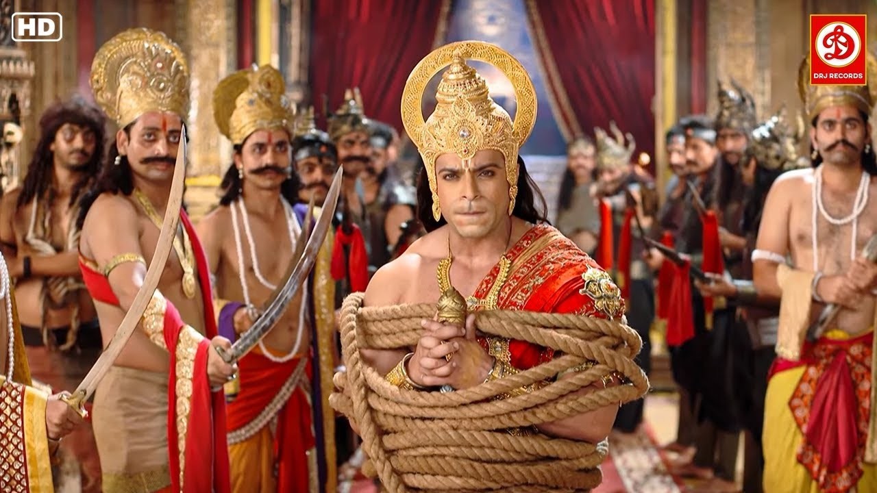 महाबली हनुमान जी ने रावण के दरबार में आकर दिया चुनौती || Sankat Mochan Mahabali Hanuman