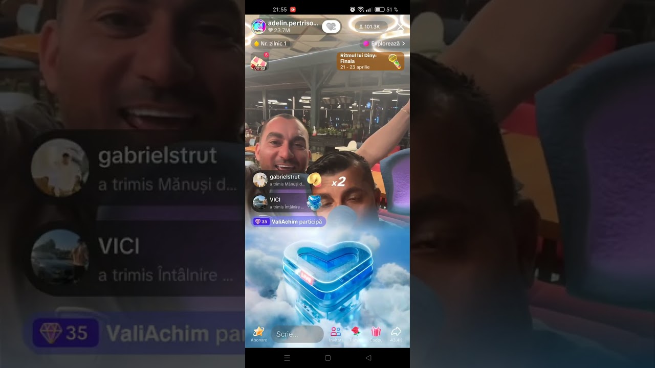 Pescobar si Adelin Petrisor si Bogdan de la Ploiesti,live cu peste 100k de urmaritori pe tiktok!📈