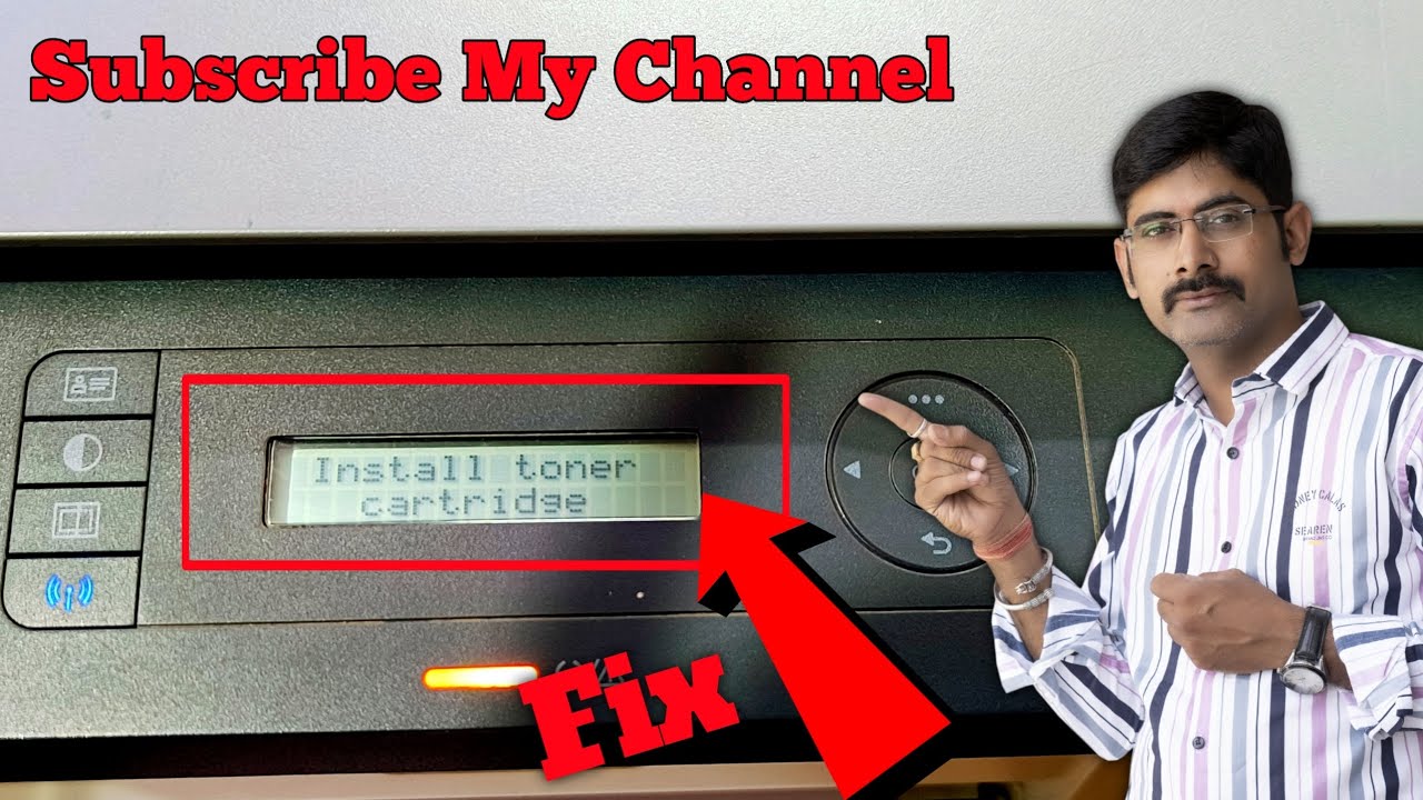 How to Fix Install toner Cartridge in HP Laser MFP 136a | Smart Tech Guruji