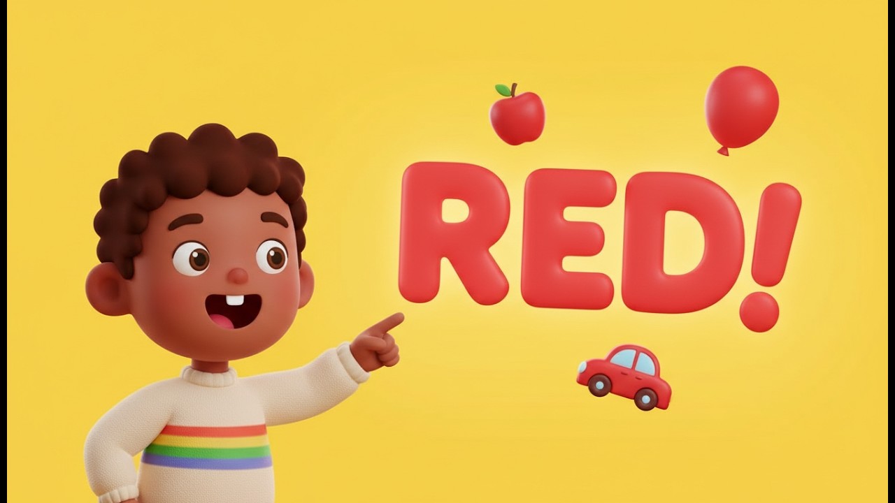 It's RED Day! | Learn Colors with Leo | Sing-Along Song for Kids