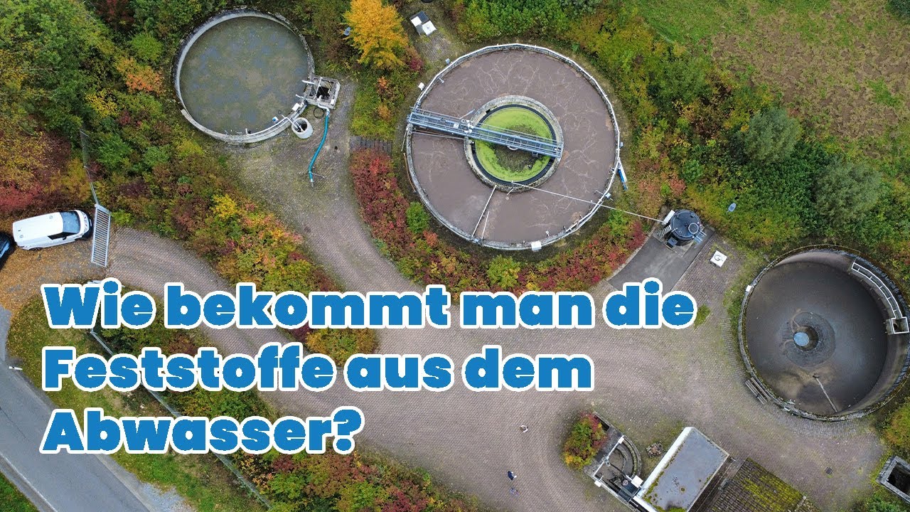 Aussiebung - erste Stufe der kommunalen Abwasseraufbereitung