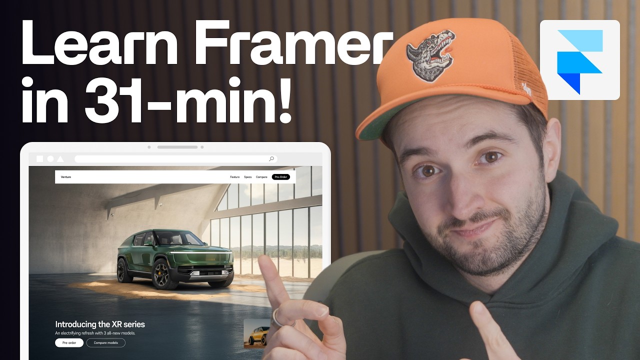 Изучите Framer для начинающих (ускоренный курс 2025 г.)