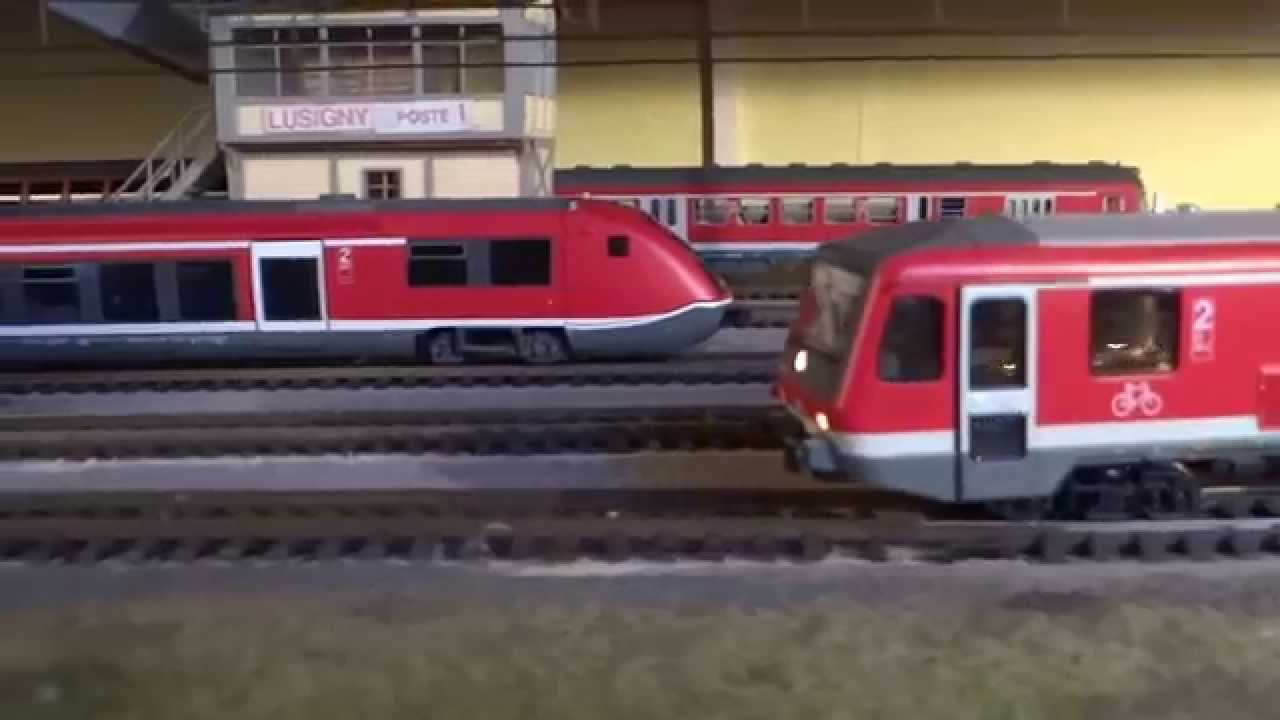 Roco GMBH BR 628/928 Autorail CFL /DB r&eacute;f&eacute;rence ROCO 63011