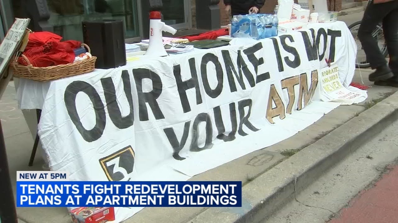 Chicago tenants protest plan to redevelop properties