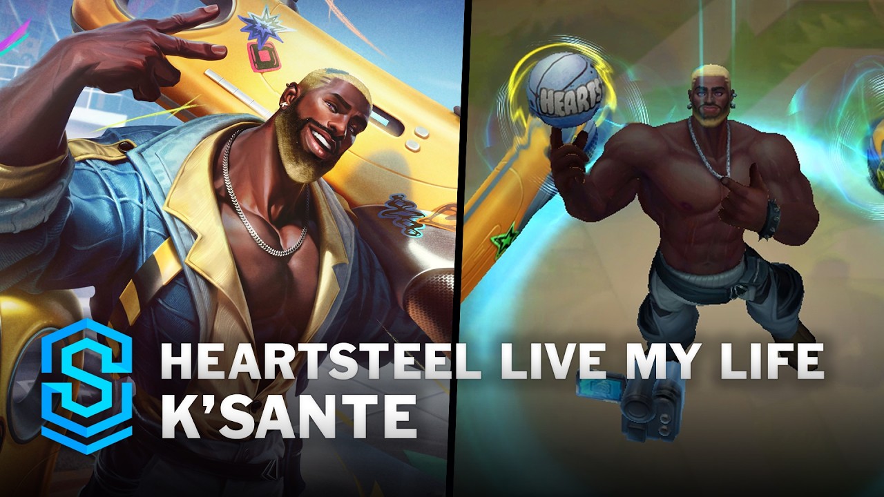 HEARTSTEEL Live My Life K'Sante Skin Spotlight - Pre-Release - PBE Preview - League of Legends