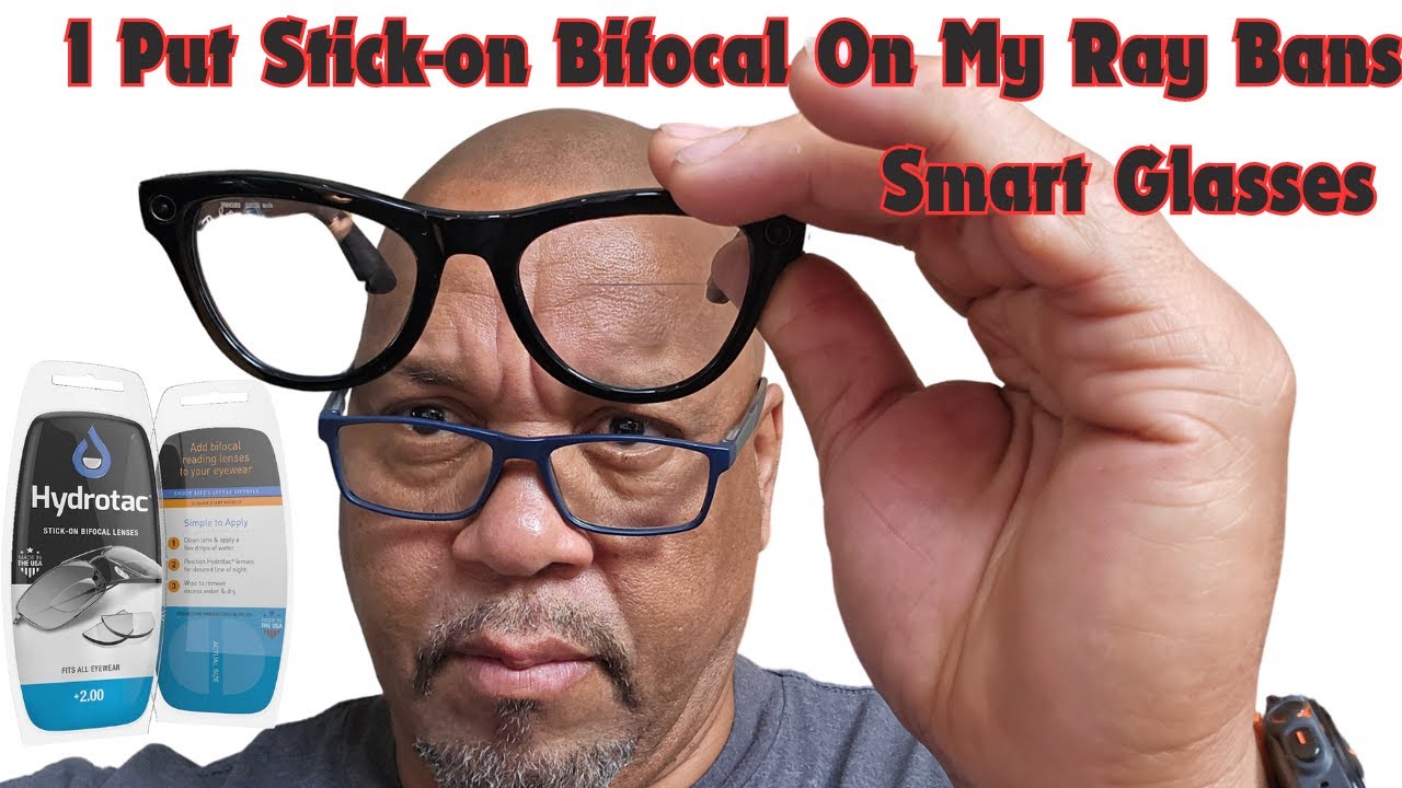 How To Install Stick-On Bifocal Reading Lenses To Smart Shades, Meta  Ray Ban