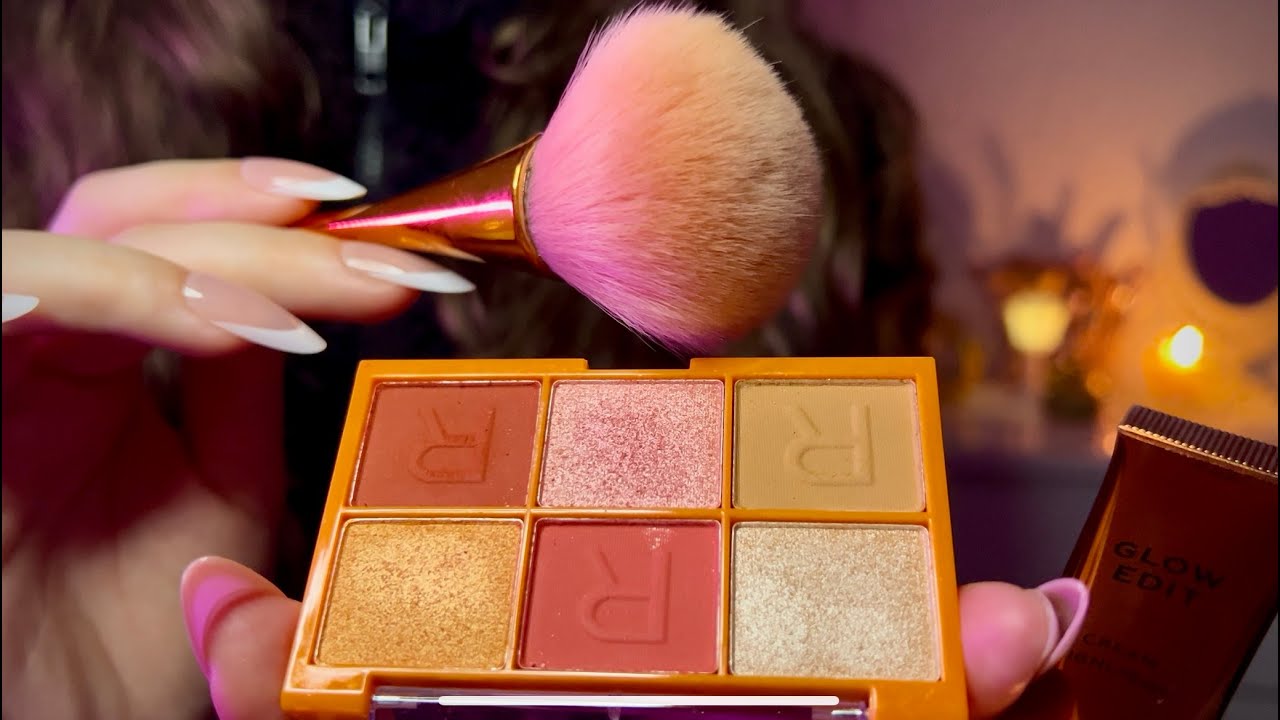 ASMR Relaxing Makeup on a Rainy Autumn Night 🍂🌧️ Personal Care to Help You Sleep (no talking) #ASMR
