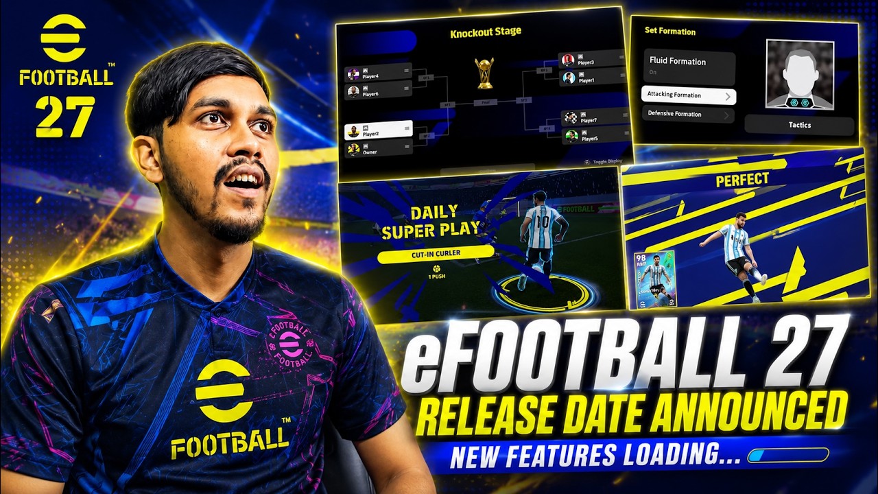 eFootball 27 v6.0.0 Официальная информация: дата выхода и новые функции 😱🔥