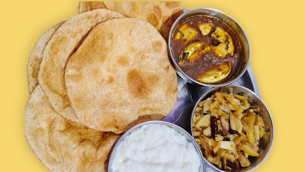 गरमागरम पूड़ी के साथ अंडा करी | देसी थाली #food #shorts 
