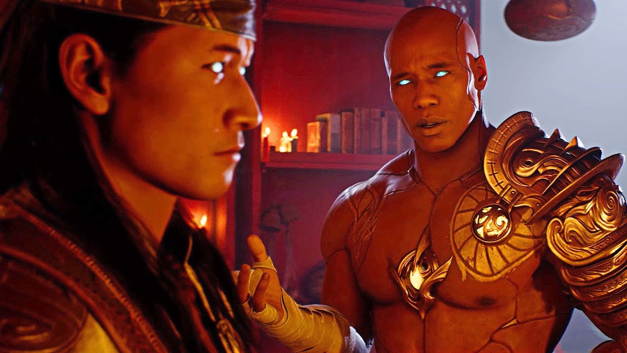 All Scenes of Liu Kang and Geras talking about the Hourglass Timelines - Mortal Kombat 1