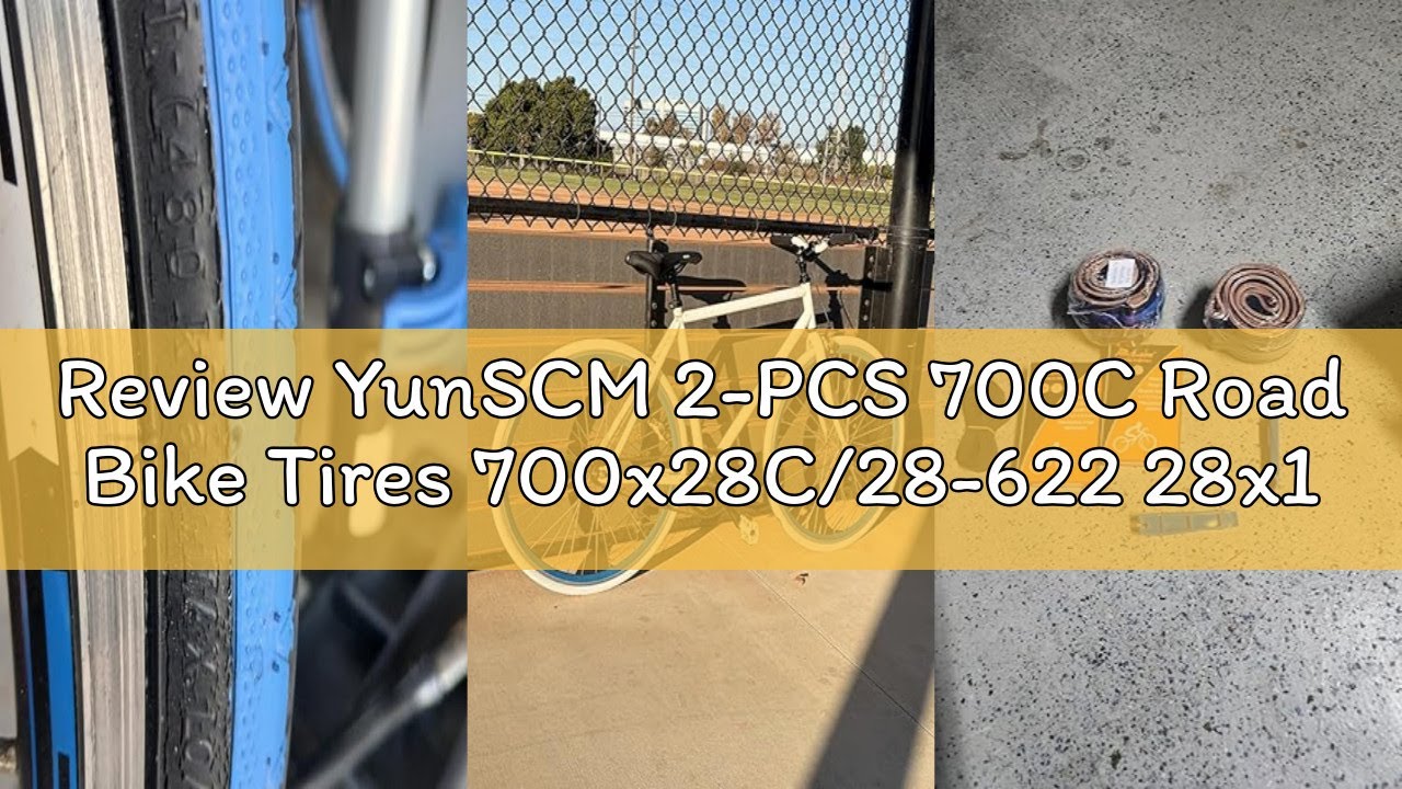 Review YunSCM 2-PCS 700C Road Bike Tires 700x28C/28-622 28x1 5/8x1 1/8 and 700C Heavy Duty Bike Tube