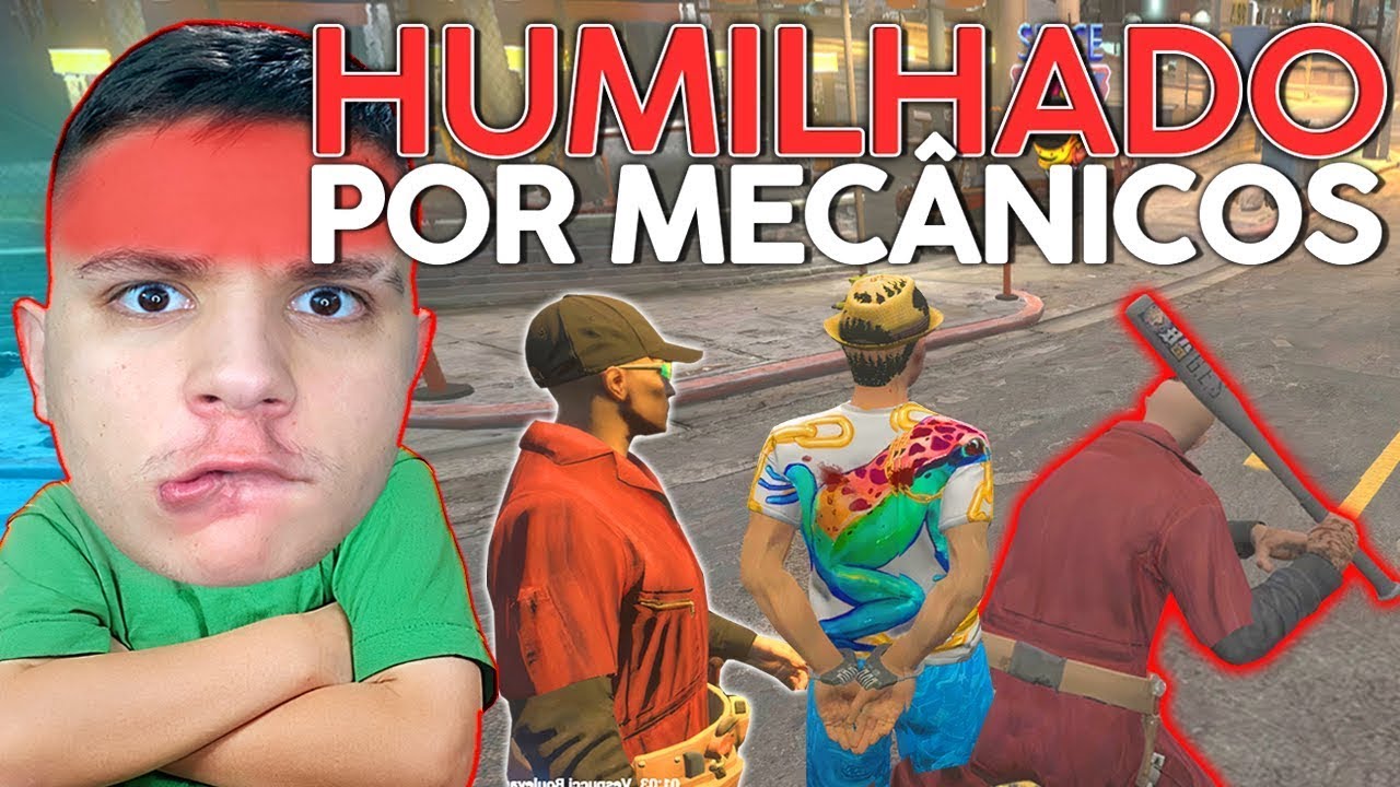FUI PEGO POR MECÂNICOS, ME VINGUEI 🤬 GTA RP (Paulinho o LOKO)