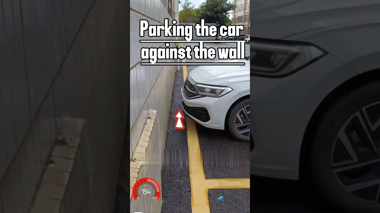 Tips for Parking with the Front of Your Car Near a Wall Avoiding Scratch Risks #cardrivingtips
