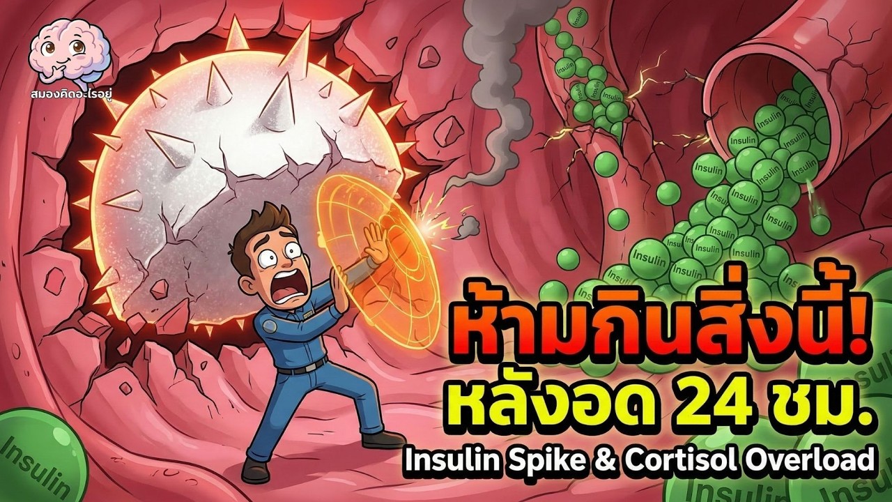 ทะลุกำแพง 24 ชั่วโมง! เปิดสวิตช์ลับชะลอวัย รีเซ็ตระบบเผาผลาญที่หยุดนิ่ง | สมองคิดอะไรอยู่