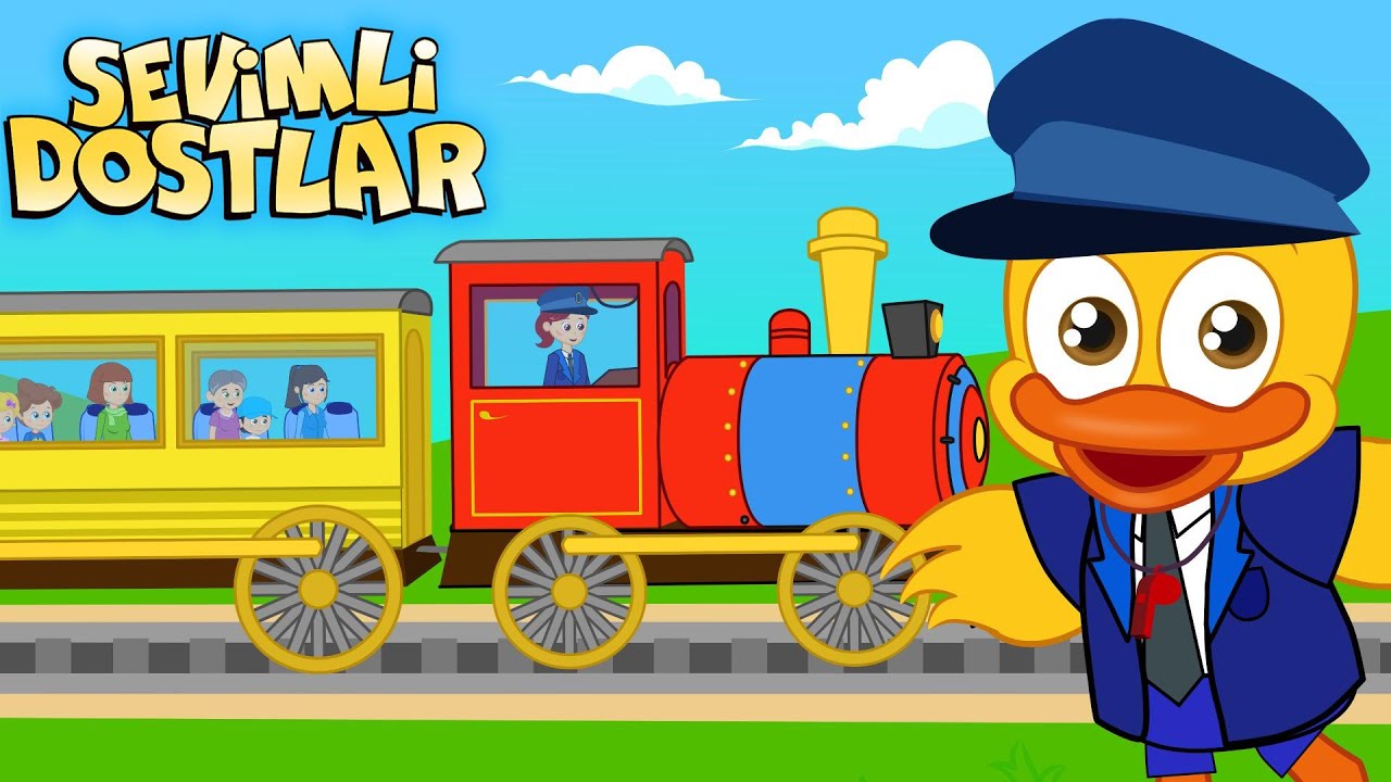 &Ccedil;uf &Ccedil;uf Trenim &Ccedil;uf &Ccedil;uf 🚂 (YENİ) | Bebek Şarkıları 2023 | &Ccedil;ocuk Şarkıları 2023 | Sevimli Dostlar
