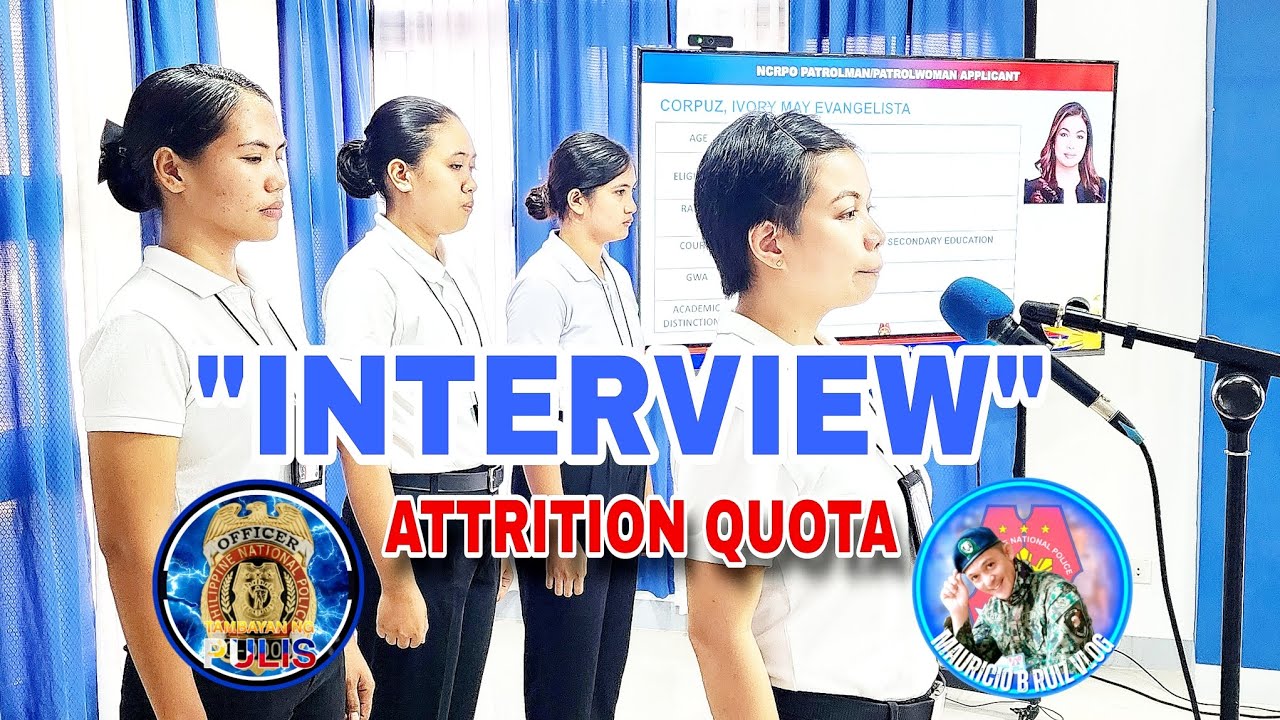 PNP Recruitment: Interview